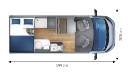 Camper GiottiVan 60T lleno