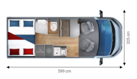 Camper GiottiVan 60 Be Young