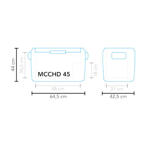Nevera de compresor MESTIC MCCHD 45L